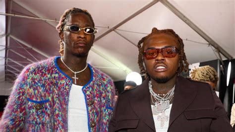 young thug and gunna relationship.